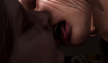 Lesbian sex of two girls from Resident Evil