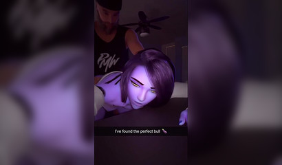 Widowmaker gets woken up, fucked & creampied