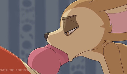 Furry Porn - Finnick plays with Nick Wilde's dick (Zootopia)