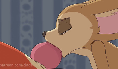 Furry Porn - Finnick plays with Nick Wilde's dick (Zootopia)