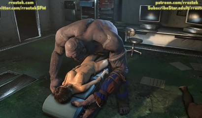 Bound & naked Lara Croft gets fucked by Coach and Cyclop