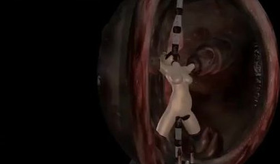 Elsa gets fucked while bound in tentacle flower