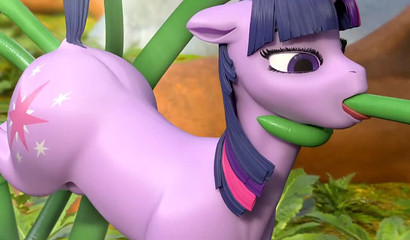 Tentacles fuck all holes of the pink pony (My Little Pony)