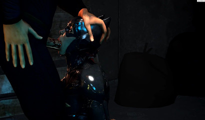 Batgirl getting her skull fucked