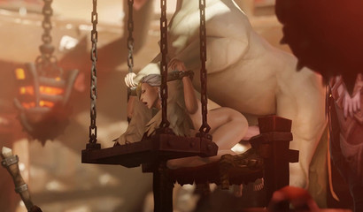 Sexy Jaina gets boned by a pretty horse