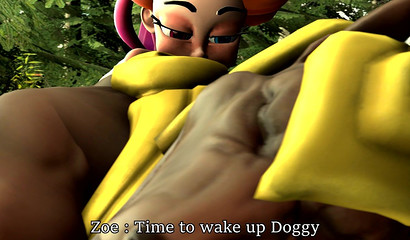 Werewolf Nasus makes Zoe suck his big cock (League of Legends Zoe)