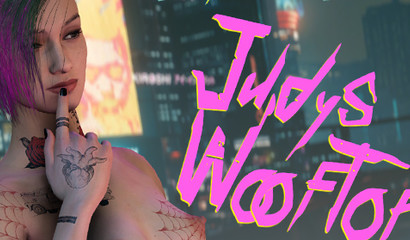Wolf fucks a girl in tattoos, short porn cartoon
