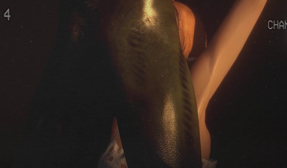 Monster fucks deep in mouth young girl in the subway