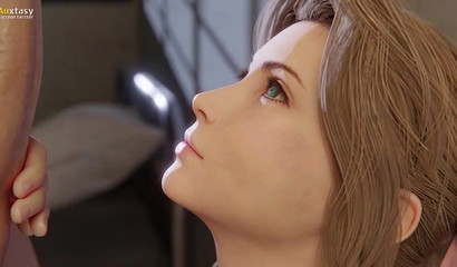 Aerith Gainsborough gets her mouth fucked