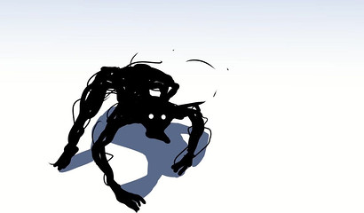 Brunette unveils her big tits as she gets murdered