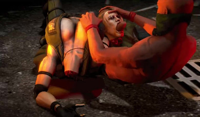 Sonia's chopped head gets face fucked