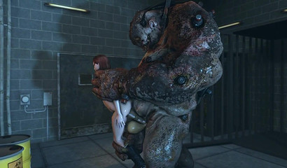 Monsters Fuck Ashley And Fenshep Hard In The Lab