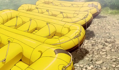 Anime girls have sex on a tropical island