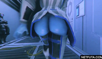 Futanari Fucks Young Asari Liara T'Soni (3D Porn)
