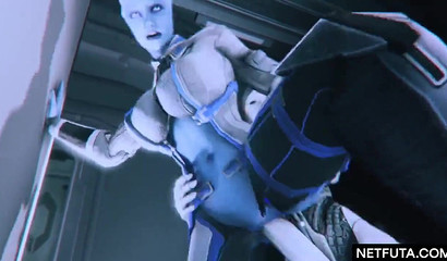 Futanari Fucks Young Asari Liara T'Soni (3D Porn)