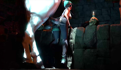 Sexy Killjoy receives a horse's dick up her hole