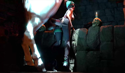 Sexy Killjoy receives a horse's dick up her hole