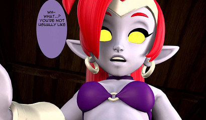 Young anime girl with cock fucks her futanari girlfriend