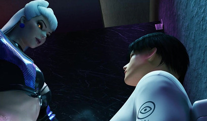 Attractive cartoon character Milky fucks her boyfriend