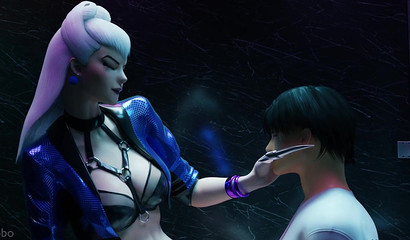 Attractive cartoon character Milky fucks her boyfriend