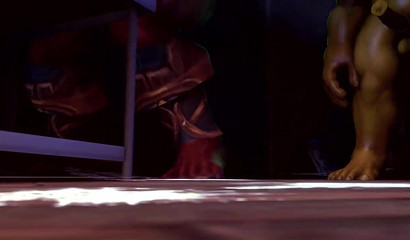 Evil Orcs Fuck Slim Girl From World Of Warcraft