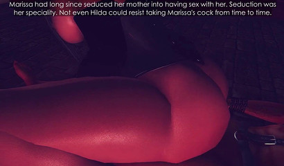 Group sex staged futanari with long cocks