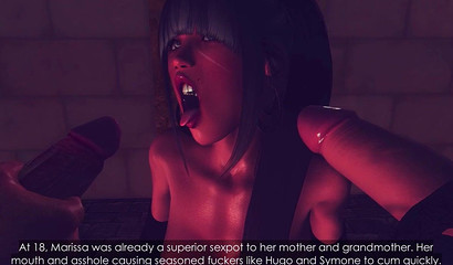 Group sex staged futanari with long cocks