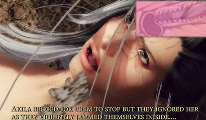 Porn compilation of hard sex monsters with girls from Skyrim