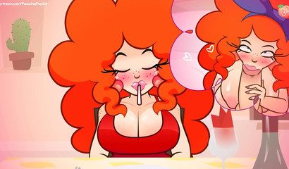 Animation porn where husband fucks big titted pink wife