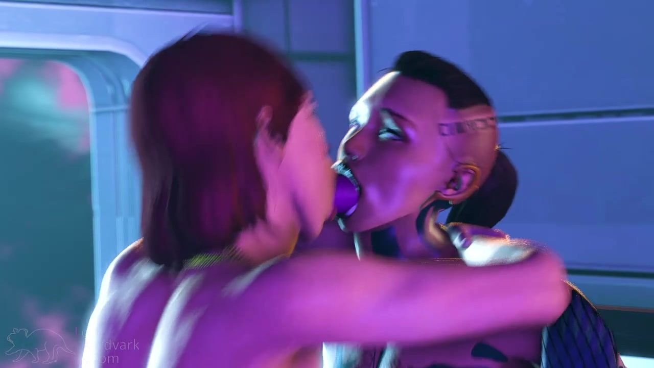 Lesbian Mass Effect Porn - Mass Effect lesbian group porn with sex toys