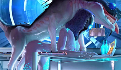 Lab Monster Fucks Mass Effect Tali Zorah