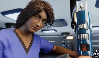 Anime girl knows how to help a guy cum