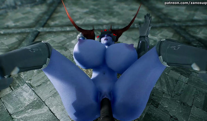 Horse Long Cock Fucks Big Tit Widowmaker (Overwatch)