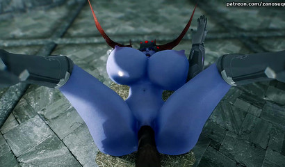 Horse Long Cock Fucks Big Tit Widowmaker (Overwatch)