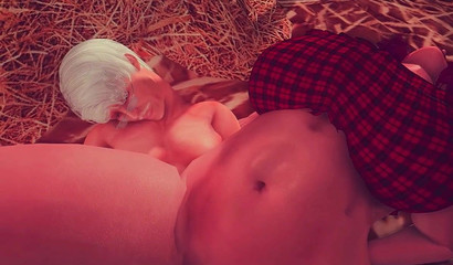 Redhead 3d beauty fucks with a guy in denim shorts