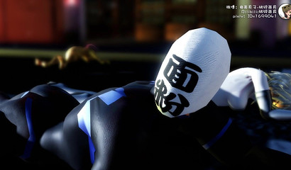 Naked girl fights with little goblins - anime porn