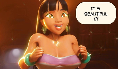 Indian Chel Golden Dildo Masturbating (The Road to El Dorado)