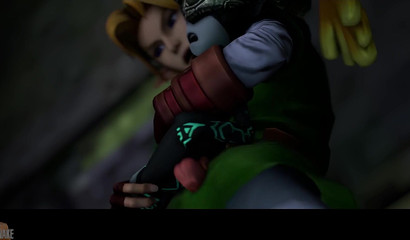 Link fucks little Midna in the wild forest (The Legend of Zelda)