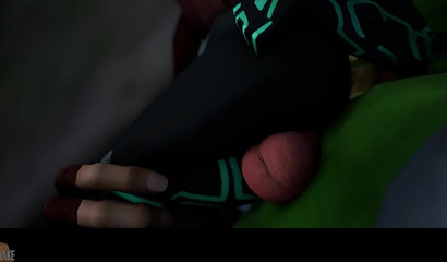 Link fucks little Midna in the wild forest (The Legend of Zelda)