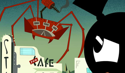 Porn cartoon where a young robot is fucked