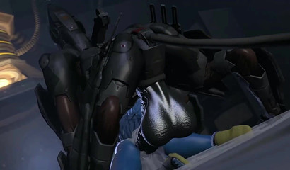 Mechanical Robot Fucks Furry