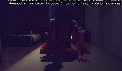 Futanari Fucks Big Cock Nurse In Hospital