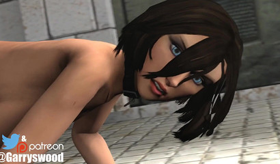 Angry Dog Fucks Young Teen With Big Tits (Bioshock)