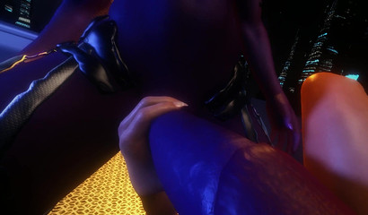 Liara T'Soni, Asari and other futa aliens have great group sex