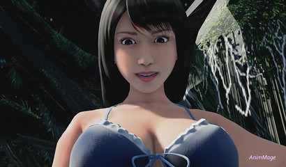 A giant dragonfly fucks a young beauty in a swamp