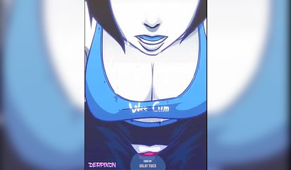 Athletic girl with big butt rides dildo during workout