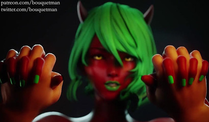 Red Devils Suck Guy's Cock In Anime Porn