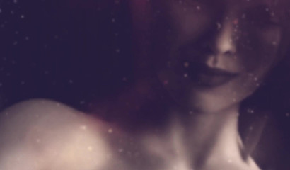 Erotic striptease from sexy beauty Evelyn