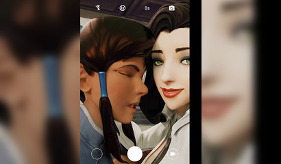 Young 3d lesbians play with their wet pussies