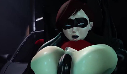 Anal rape of Helen Parr by a sexual maniac, dirty 3d porn